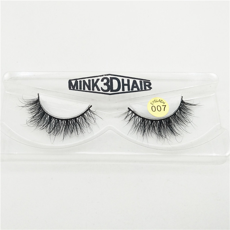 3D Cross False Eyelashes Natural Curling Eyelash Handmade One-Pair Package Mink Eyelashes Wholesale False Eyelashes