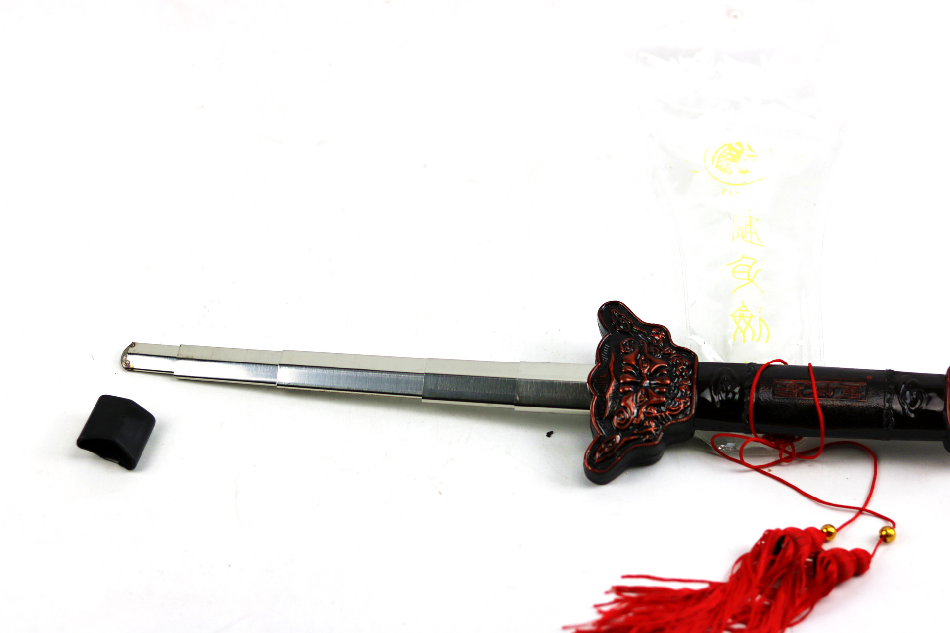 不锈钢伸缩剑 健身太极剑 表演剑 晨练折叠剑 9.9元店货源批发