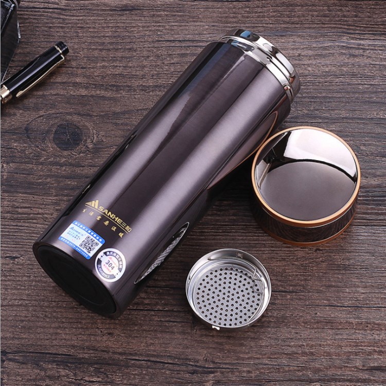 2018新款 三和保温杯304不锈钢真空商务定制logo热销创意水杯