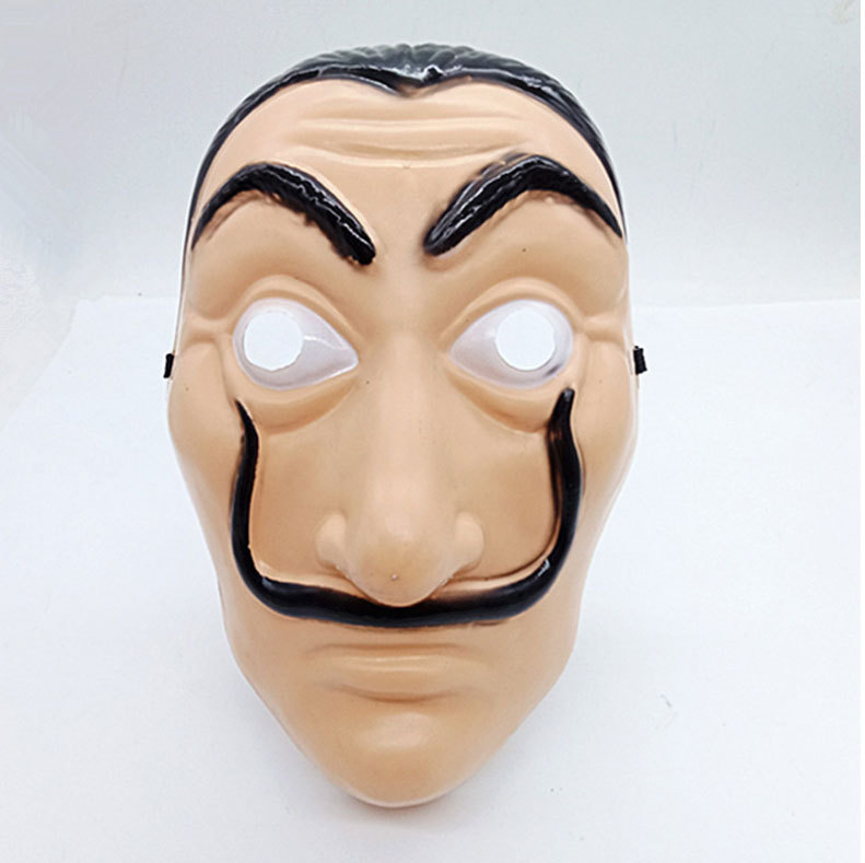 cos纸钞屋面具 纸牌屋纸房子la casa de papel达利周边面具批发