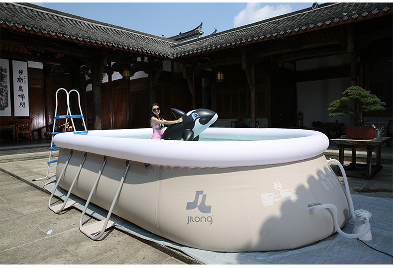 吉龙支架水池超大型家庭成人游泳池儿童加厚戏水池宝宝浴缸泡澡桶