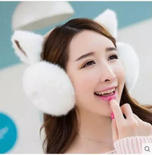 冬季耳罩耳套女护耳保暖耳包护耳罩防寒毛绒耳暖耳捂子可爱猫耳朵
