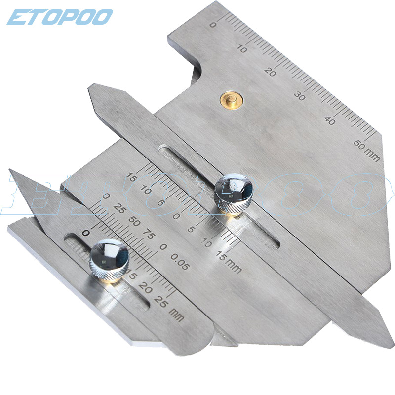 huoto 不锈钢 双滑条 焊缝规 hjc60 焊缝检测尺