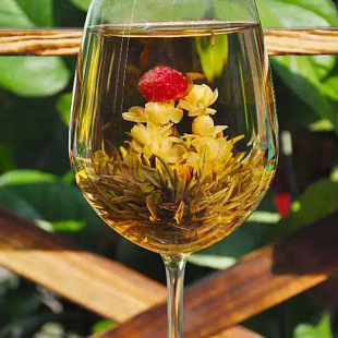 工艺花茶观赏茶双龙戏珠