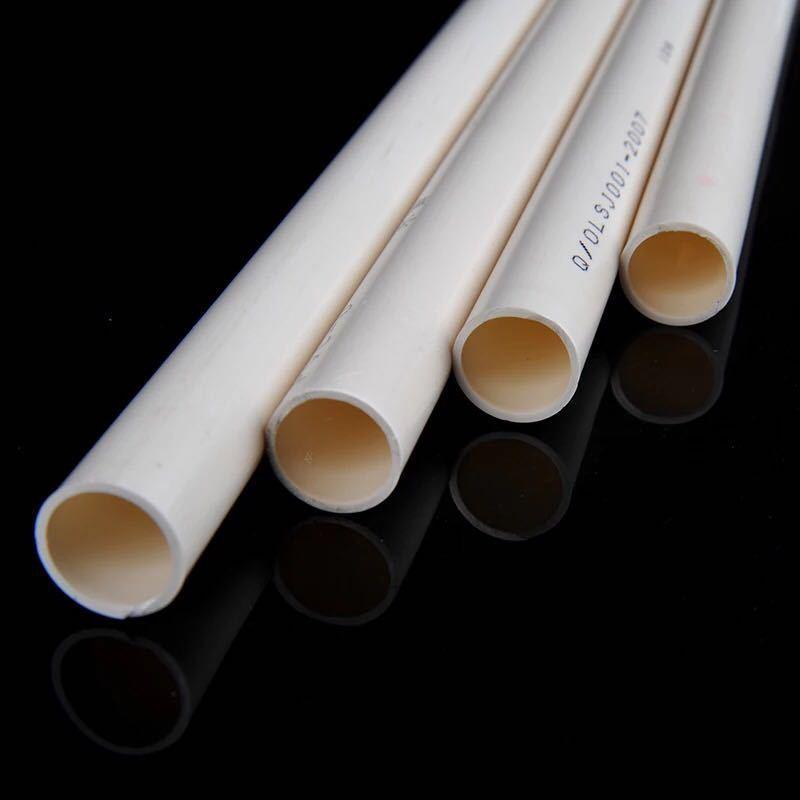 厂家供应pvc管穿线塑料电工套管绝缘阻燃管材样品