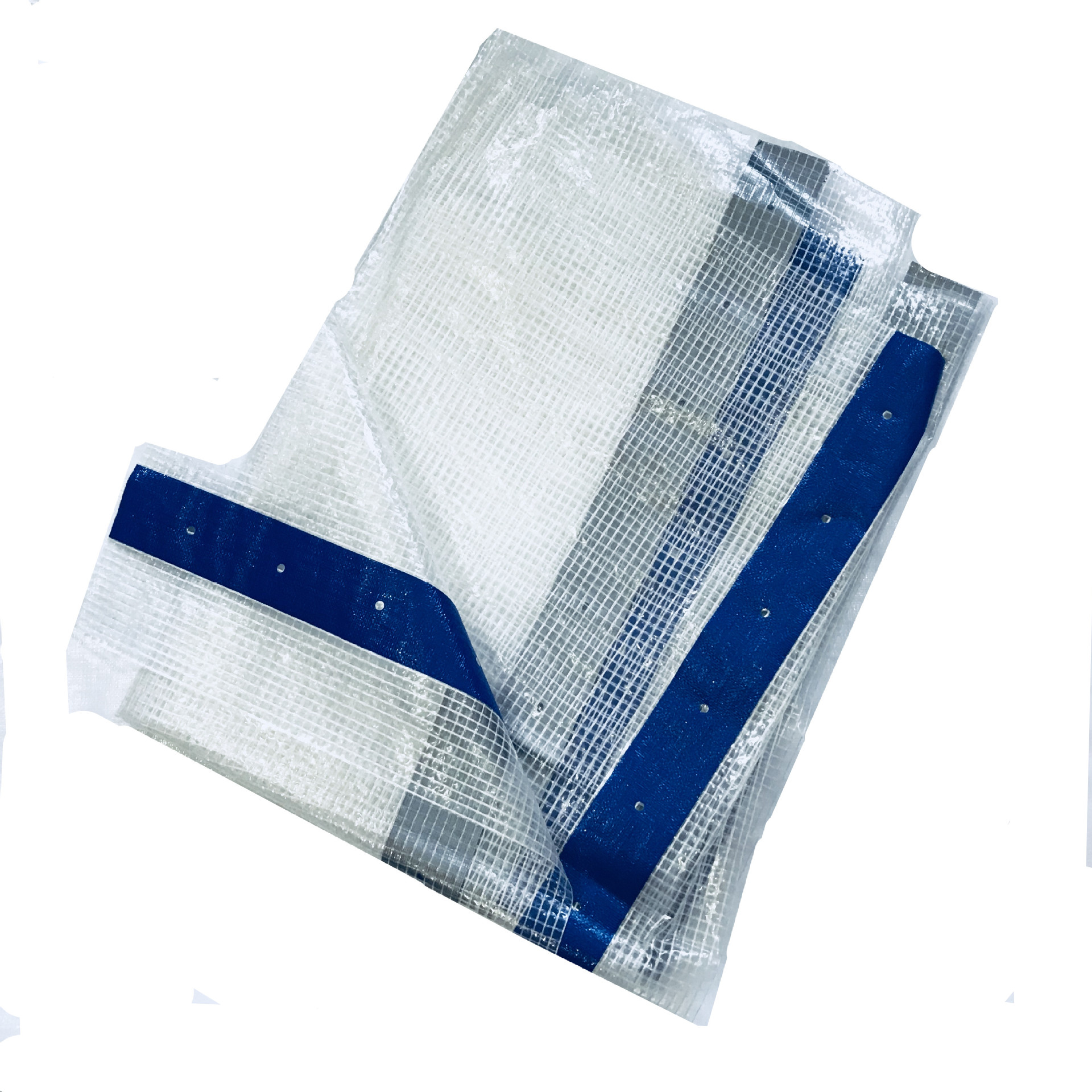 定制 防水透明布 防水网格布 pe网格布 园林花房布