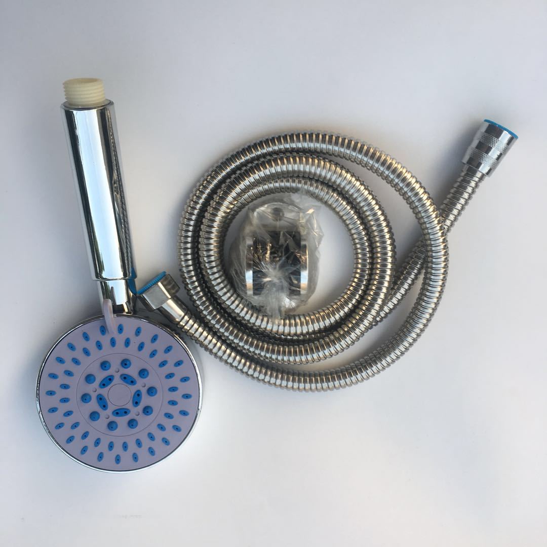 电热水器u型悬挂式混水阀5档花洒套装明装电热水器混水阀