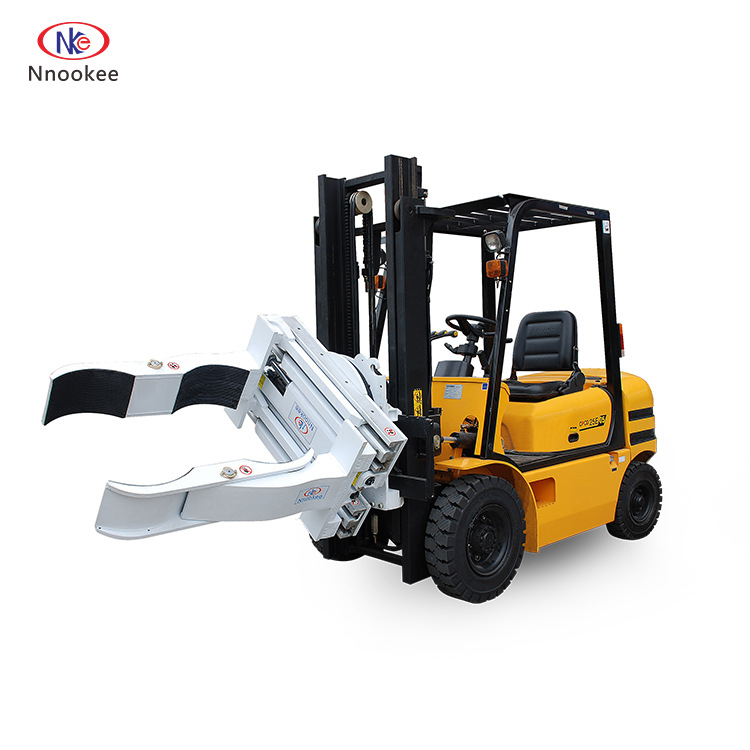 生产厂家供应中德诺克叉车属具旋转式桶夹 油桶搬运车