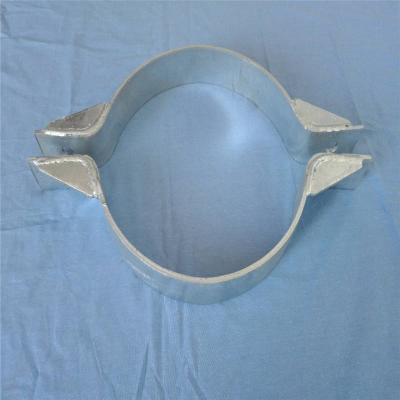 m厂家多种型号供应 镀锌铁铁附件 抱箍 扁铁抱箍