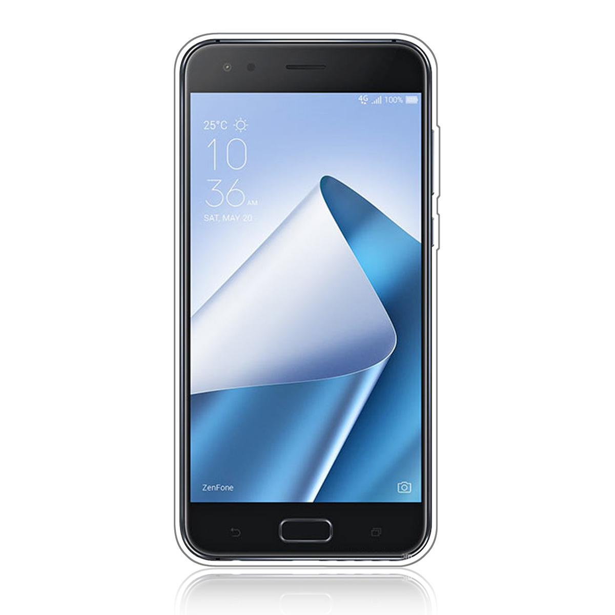 zenfone4闪粉指环扣手机壳ze554kl全包简约透明支架防摔保护套潮