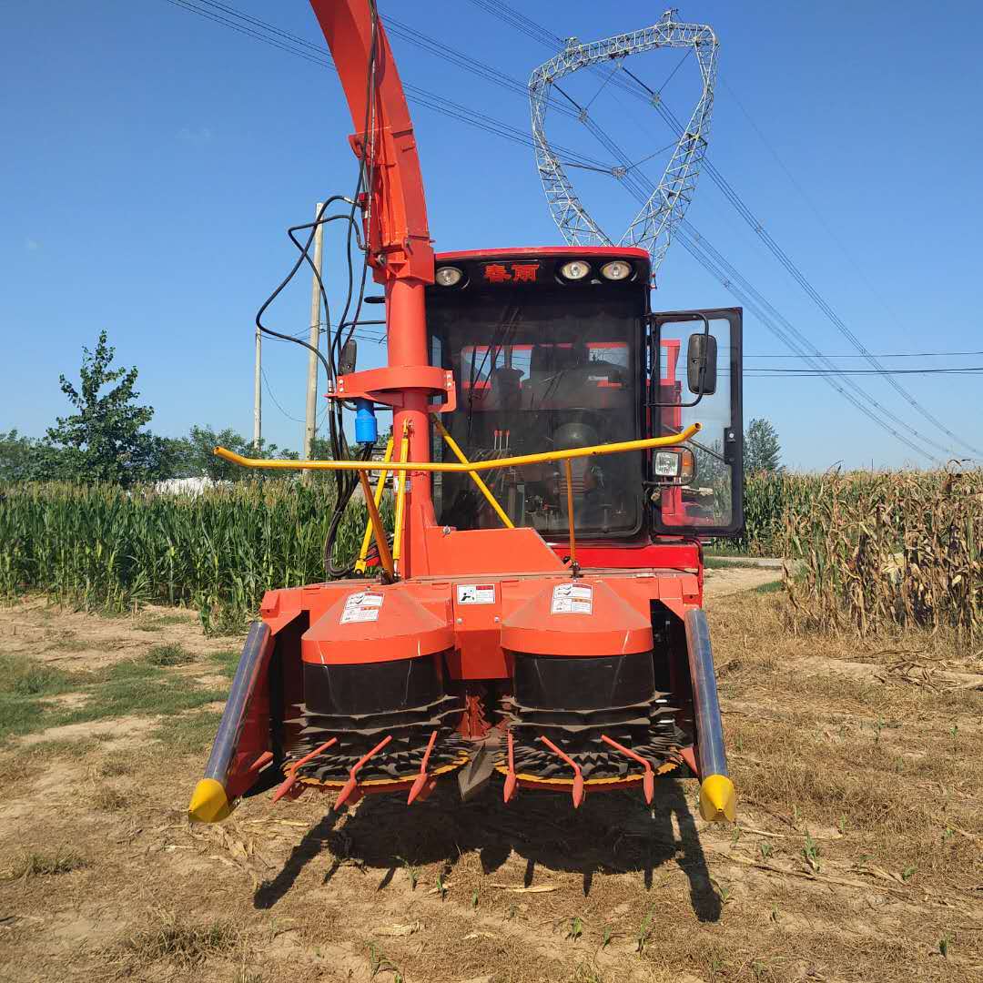 2018新款旋转式料筒青储机 滚桶式玉米秸秆收割青储机 价格及图片