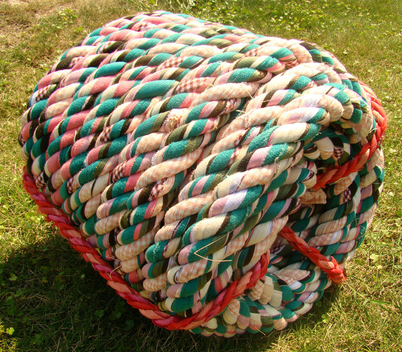 (布)15米4kg布料拔河绳 布条拔河绳 棉布拔河绳 批发零售