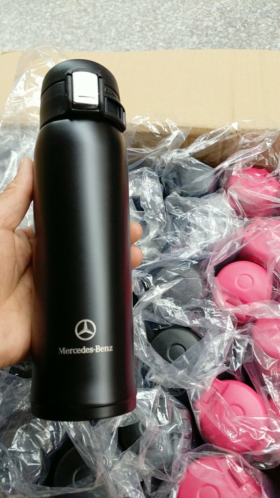 汽车礼品奔驰保温杯 银行积分兑换礼品真空保温杯 水杯