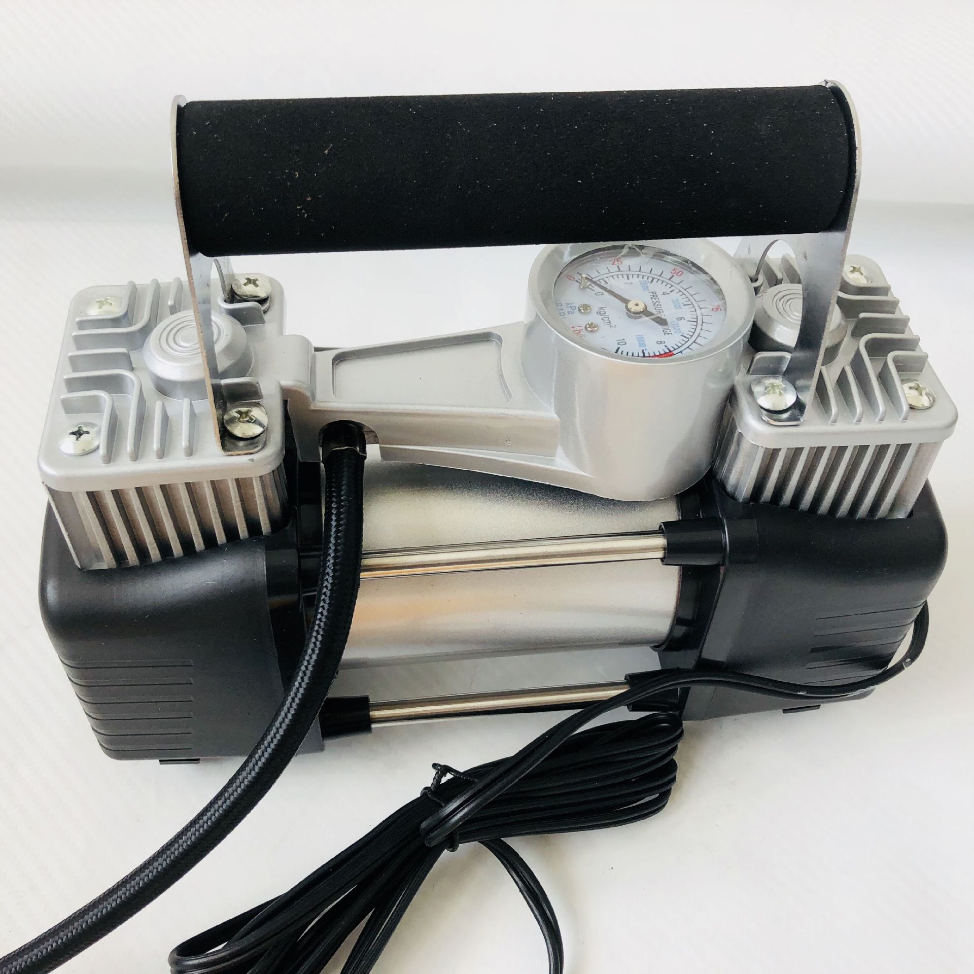 双缸车载充气泵 12v便携式汽车用轮胎打气泵高压小轿车冲气加气磅