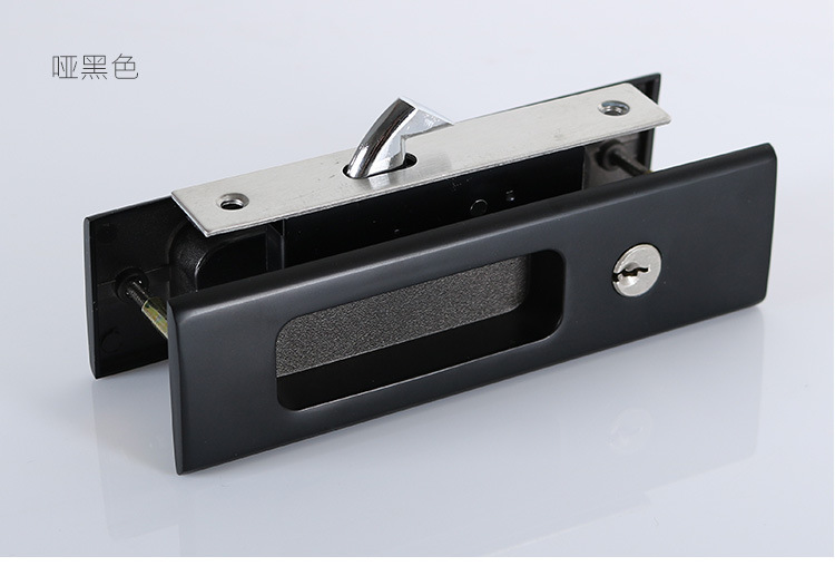 移门锁折叠门卫生间门钩锁滑动门锁暗装隐形推拉门阳台吊门拉手锁