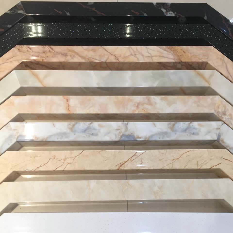 5cm大理石黑白金沙淋浴房挡水条 厕所浴室石基防水条批发