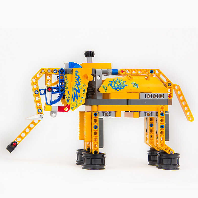 【东莞厂家直销】益智玩具动物系列积木大象 创客积木拼装玩具-阿里巴