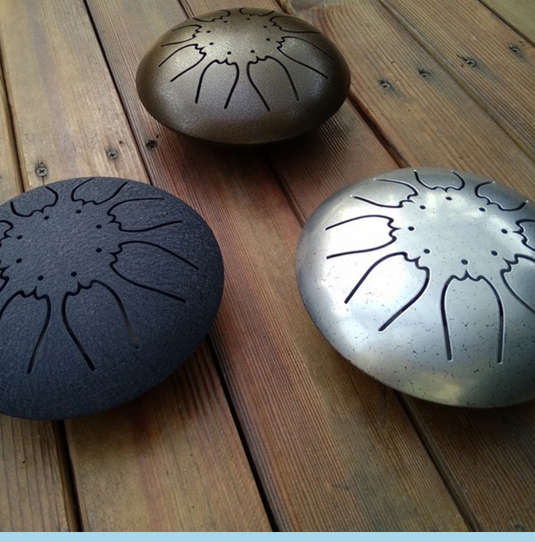 手碟鼓 无忧鼓 hangdrum kongdrum 空灵鼓 钢舌鼓 钢片鼓 7寸