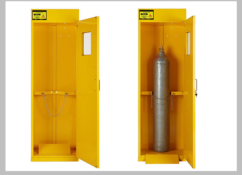 气瓶柜 全钢材质 单瓶气瓶柜 防火 表面喷涂耐锈蚀