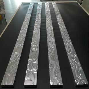 厂家定制新款diy塑料多款凹凸压花模 电脑雕刻长条皮带高频模具