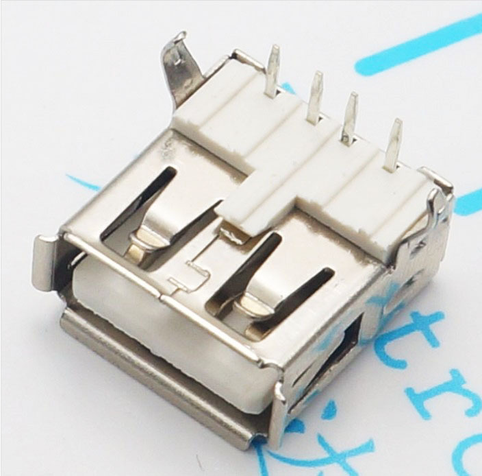 afusb母座a型usb插脚usb90度充电插座电源插座usb插座