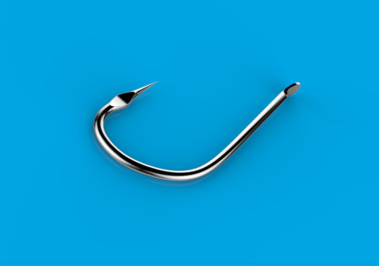 本武速锐无倒刺鱼钩 日本鱼钩 鲫鱼鲤鱼钩 垂钓用品渔具袖钩