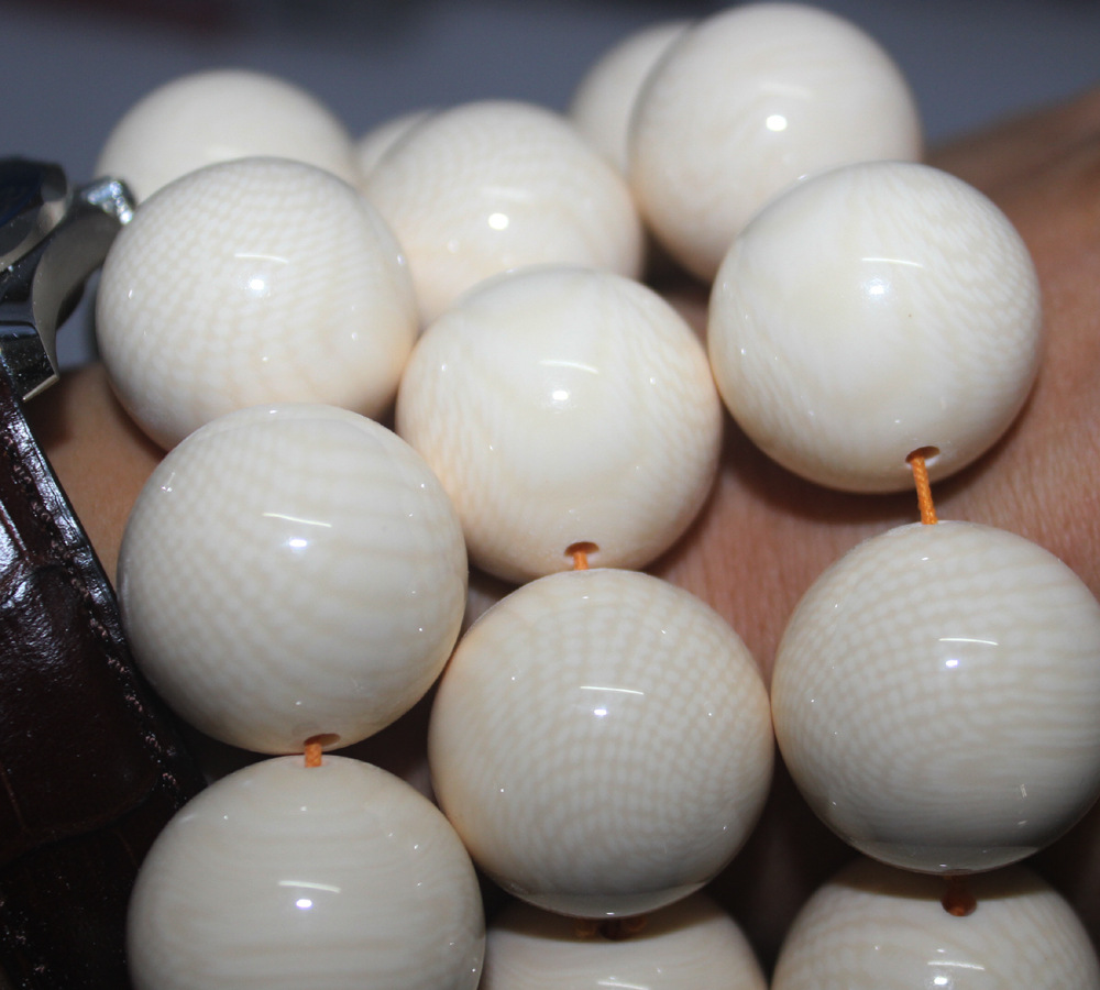 仿猛犸牙手链10-30mm人字纹手链仿象牙xy交叉纹手链果冻满纹手链