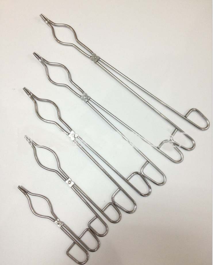 碳钢坩埚钳 20/30/35/40/45/50cm 化学实验器材