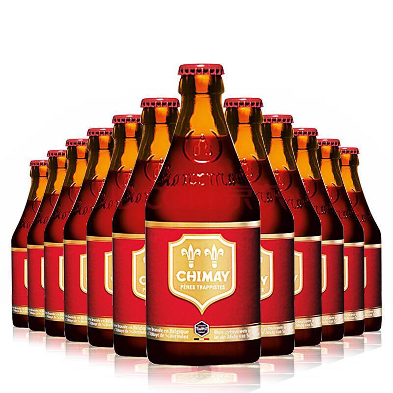 比利时原装进口修道院精酿啤酒 智美红帽啤酒330ml*24瓶