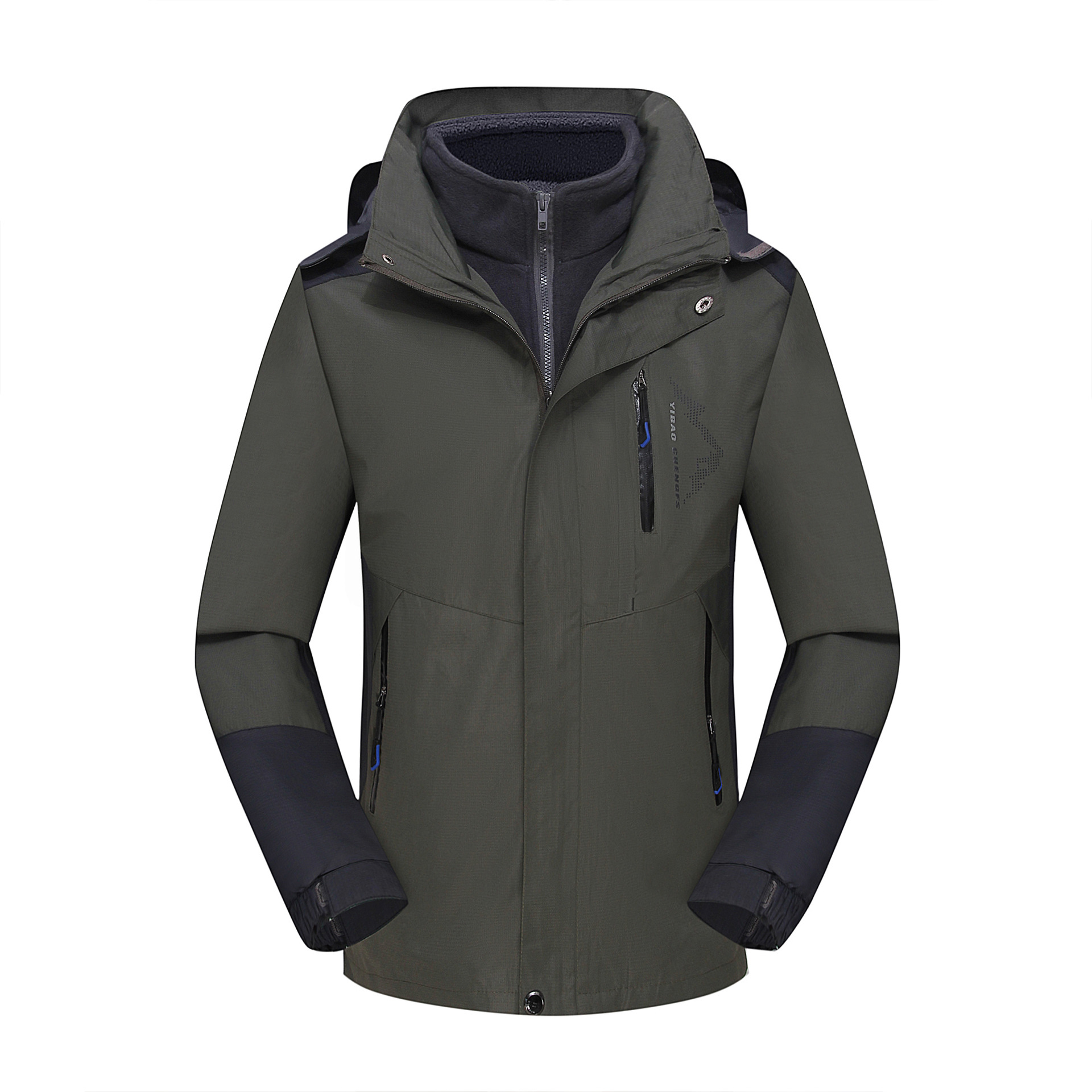 冲锋衣男三合一2018秋冬新款防水加厚防风户外冲锋衣定制批发