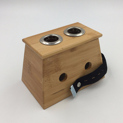 艾灸盒竹制随身灸家用艾条全身温灸器家庭式妇科宫寒宫熏艾灸仪器