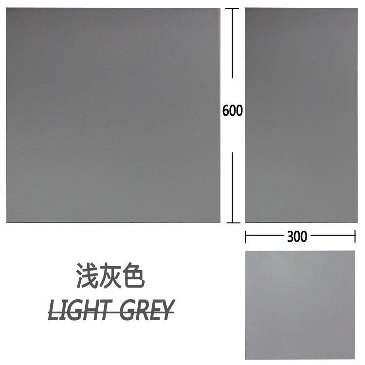 佛山瓷砖300 300x600 600黑白灰纯色仿古砖卫生间厨房防滑 墙地砖