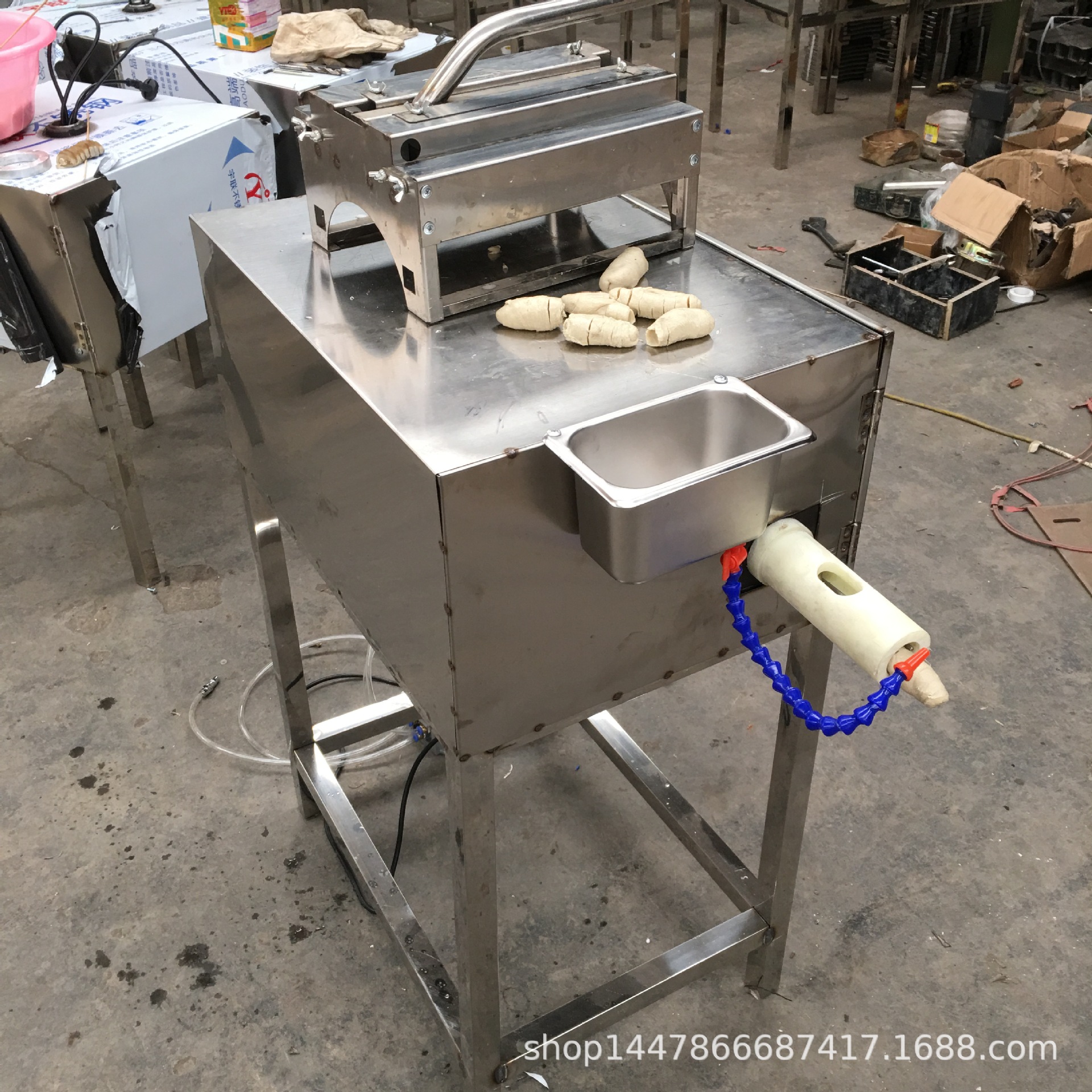 现货家用面筋成型机仿手工面筋缠绕机商用自动烤面筋成型机器