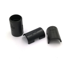 供应25MM25.4MM竹节管固定塑料夹片 优质ABS塑胶卡扣黑色塑料管夹