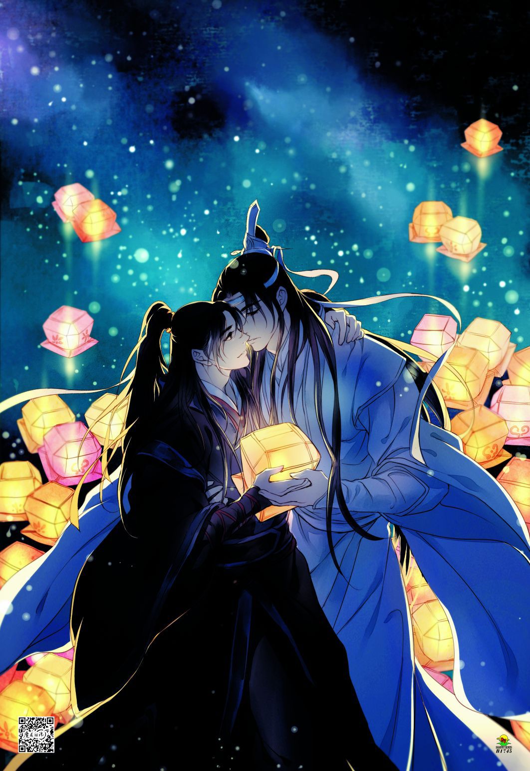 新款海报 魔道祖师1745 压纹海报 一套8张 海报厂家直销 支