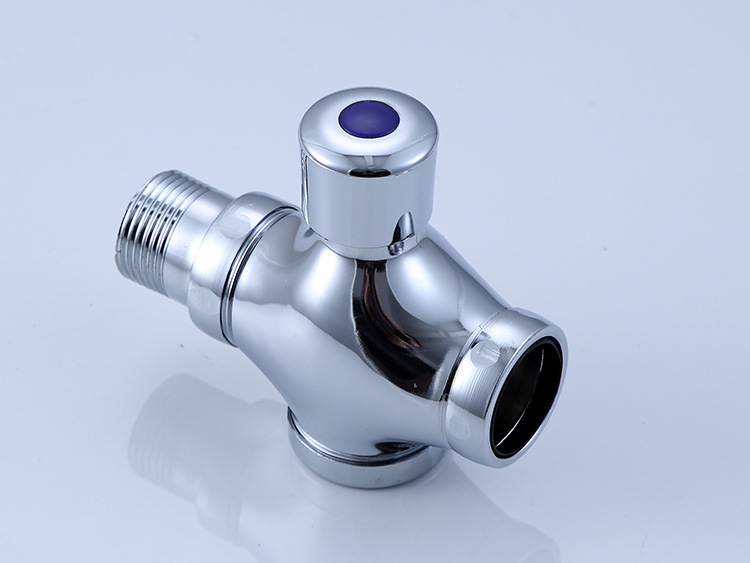 铜厕所冲洗阀大便阀延时冲水阀厂家批发四通手按式冲洗阀