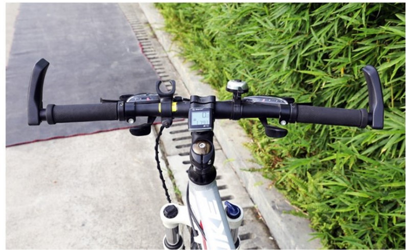 铝合金自行车副把 山地车付把把手牛角羊角小付把套单车骑行配件