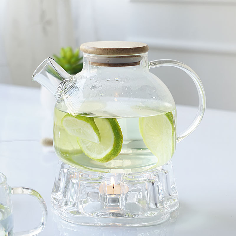 定制批发早餐豆浆壶 手工玻璃茶壶 高硼硅耐热过滤泡花茶壶