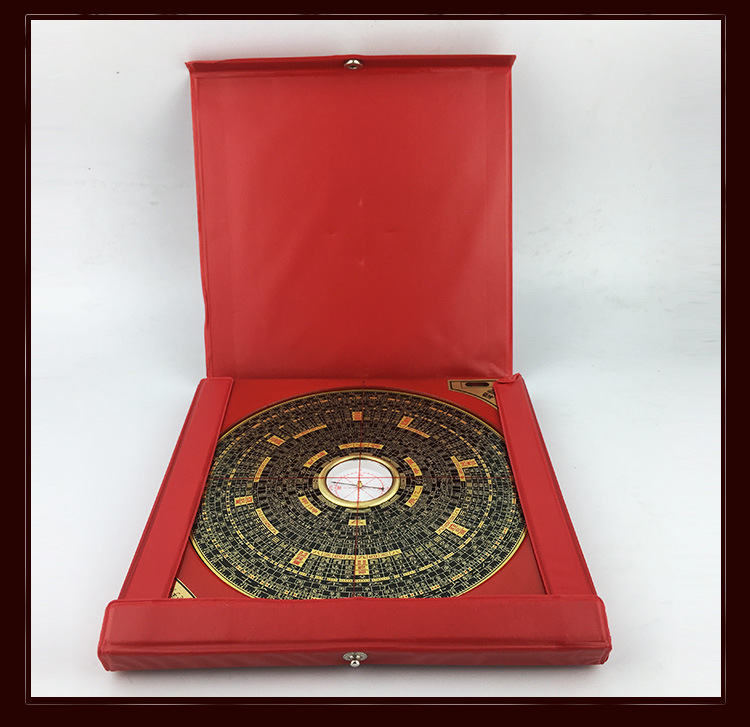 香港通胜风水罗盘综合盘高精度罗经仪指南针袖珍罗盘精准度高带小