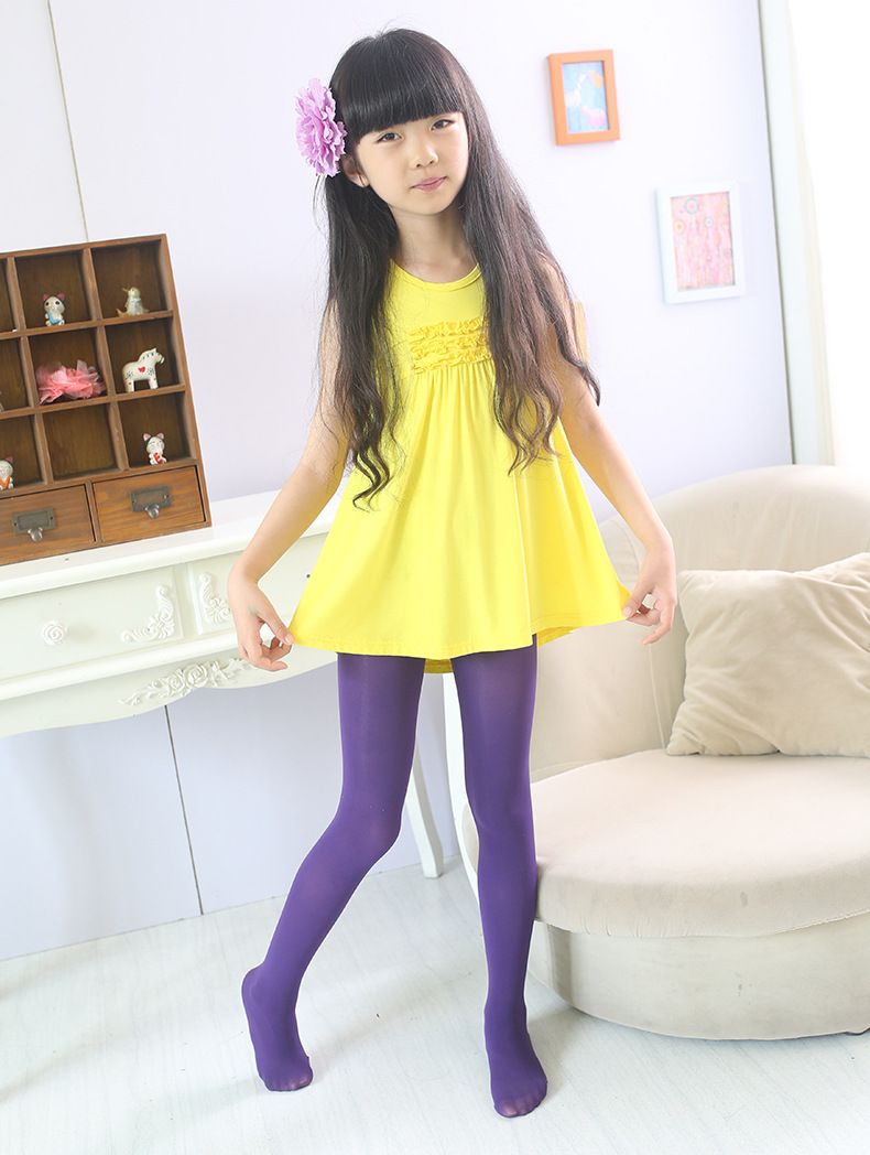 厂家直销爆款儿童连裤袜 春夏季新款天鹅绒舞蹈袜 儿童连裤袜