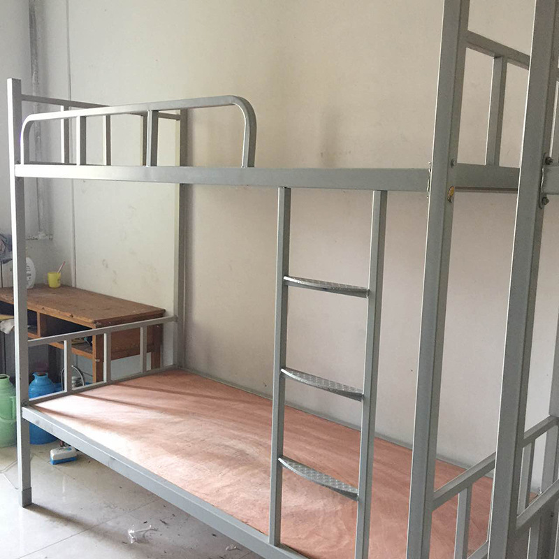 架子床上下铺双层铁架子床学生公寓床员工宿舍双人铁床工地宿舍床