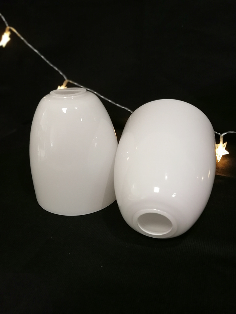 吹制玻璃灯罩白玉亮光led灯罩吊灯吸顶灯配件厂家直销