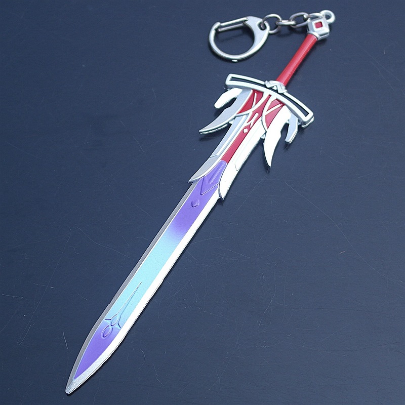命运武器周边红莫德雷德兵器合金模型钥匙扣挂件道具