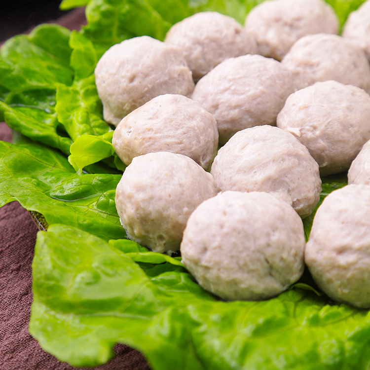 米小牛手工猪肉丸500g 火锅麻辣烫关东煮食材超市冷冻食品