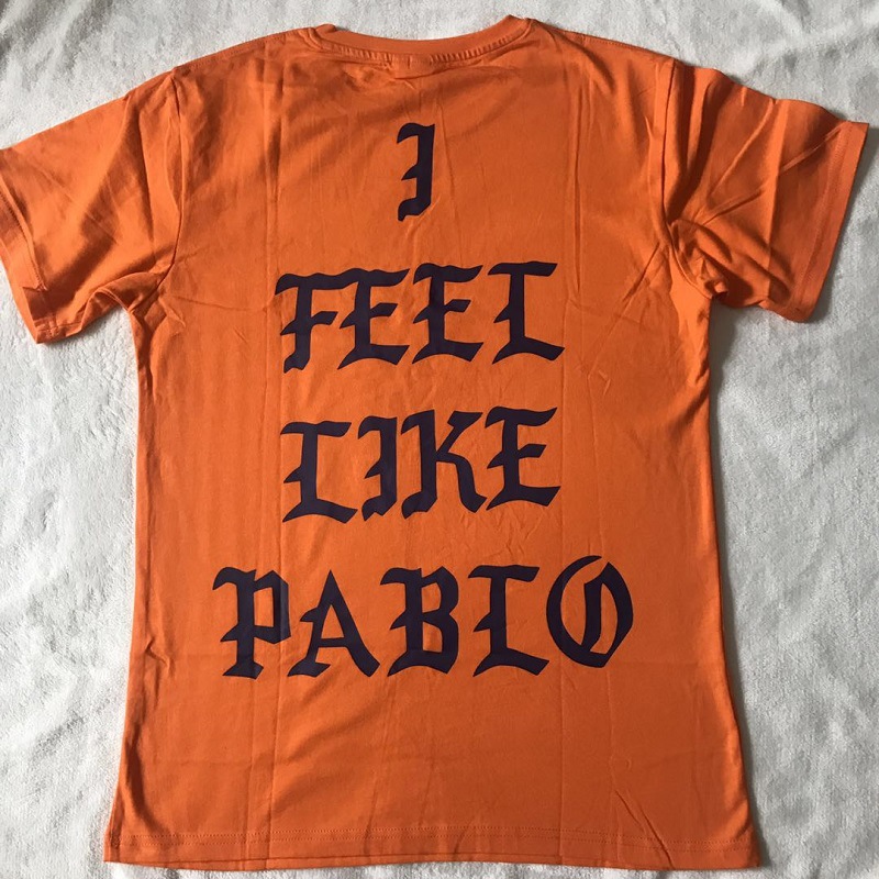 2021复古ins同款侃爷pablo城市限定t恤ky街头潮牌宽松男女短袖