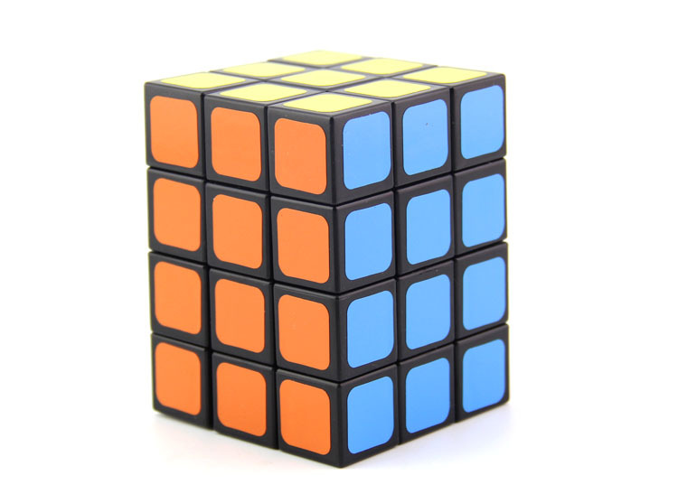 智力乐园超334立体魔中魔黑色 高阶异形学生魔方 黑底彩面魔方