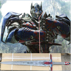 变形金刚5武器周边 擎天柱星辰剑变5审判之剑金属道具模型不开刃