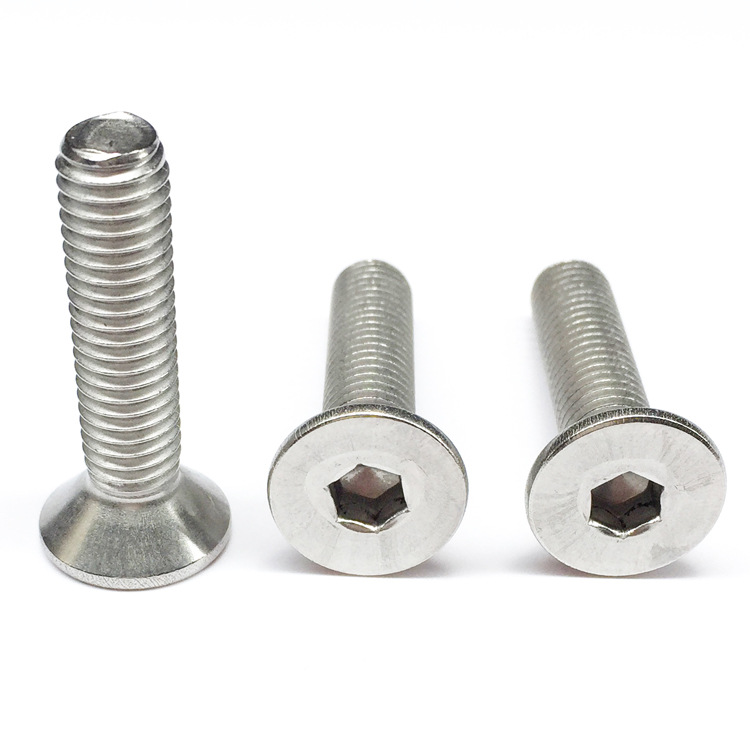 促销201不锈钢平头内六角螺钉m8m10沉头内六角螺丝平杯din7991