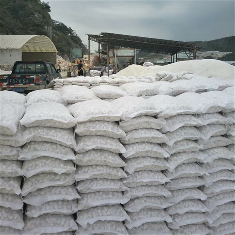 腾岩供应纯白鹅卵石/碎石 脱硫瓜米石 洗米石 一吨起