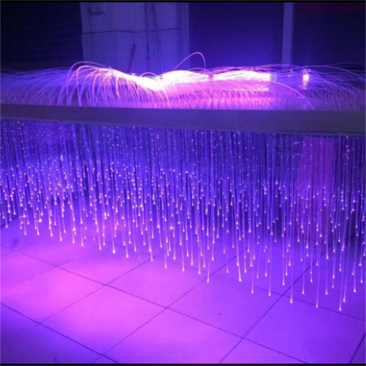 光纤灯拉直打点闪点灯光节光纤树垂柳吊灯三菱梦幻生命之树 古镇